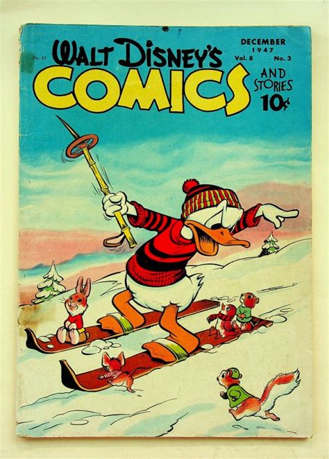 Walt Disneys Comics And Stories Vol 8 3 87 Dec 1947 Dell