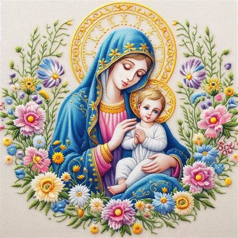 Pin By Laura Reyes On Santos In Virgin Mary Art Mother Mary