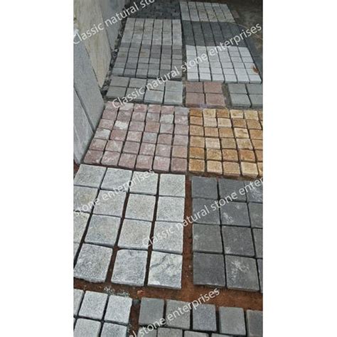 Gray Natural Edge Cobblestone For Landscaping For Pavement At Rs 7