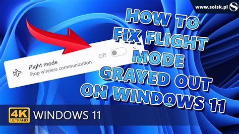 How To Fix Flight Mode Grayed Out On Windows Youtube