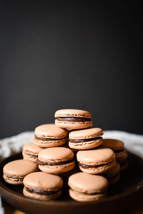 Chocolate And Salted Caramel Macarons Patisserie Makes Perfect