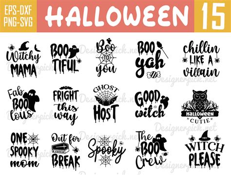 Halloween SVG Bundle, Boo Halloween Svg - Designerpick