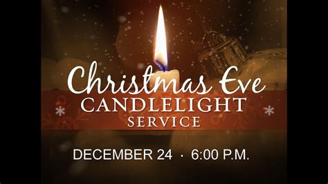 2021 First Baptist Church Christmas Eve Candlelight Service Youtube