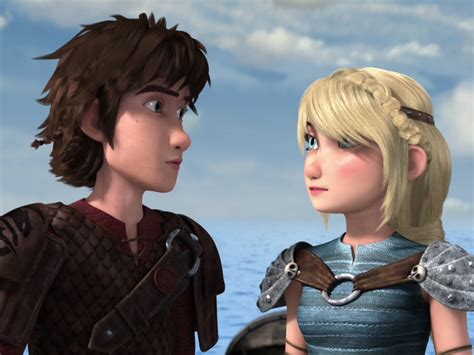 Hiccup And Astrid From Dreamworks Dragons Race To The Edge Hiccup