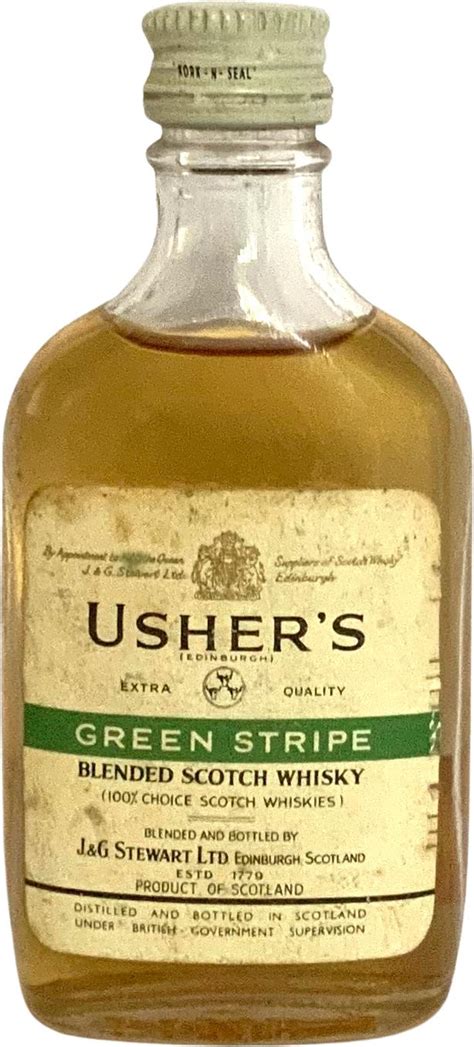 Ushers Green Stripe Ratings And Reviews Whiskybase