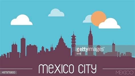 Mexico City Skyline Silhouette Stock Clipart | Royalty-Free | FreeImages