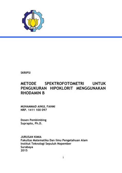 PDF METODE SPEKTROFOTOMETRI UNTUK PENGUKURAN DOKUMEN TIPS