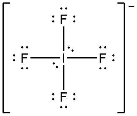 What is the geometry of $\ce{IF4-}$? | Quizlet