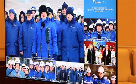 Gazprom S Th Anniversary President Of Russia