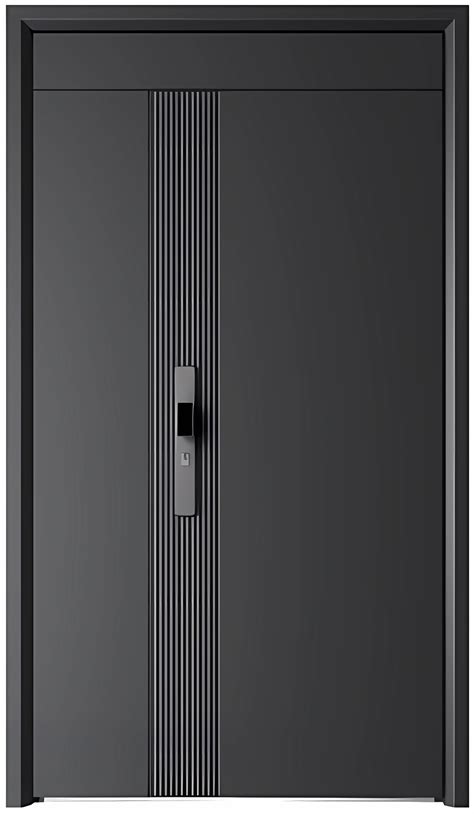 Factory Supplier India Modern Exterior Steel Unequal Double Door