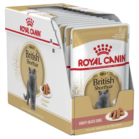 Royal Canin British Shorthair In Gravy Adult Over 12 Months Pouches Wet