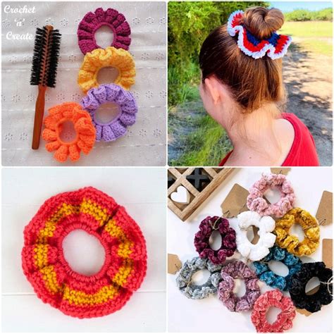 25 Free Crochet Scrunchie Patterns PDF Pattern