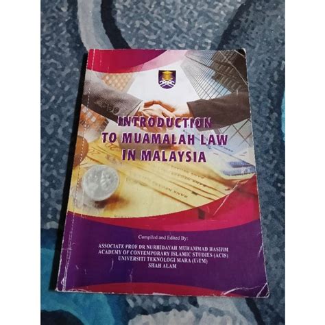 INTRODUCTION TO MALAYSIAN MUAMALAH LAWS IMU250 Shopee Malaysia