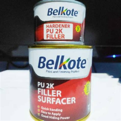 Jual CAT EPOXY BELKOTE PU 2K PRIMER SURFACER ABU CAT DASAR EPOXI 300