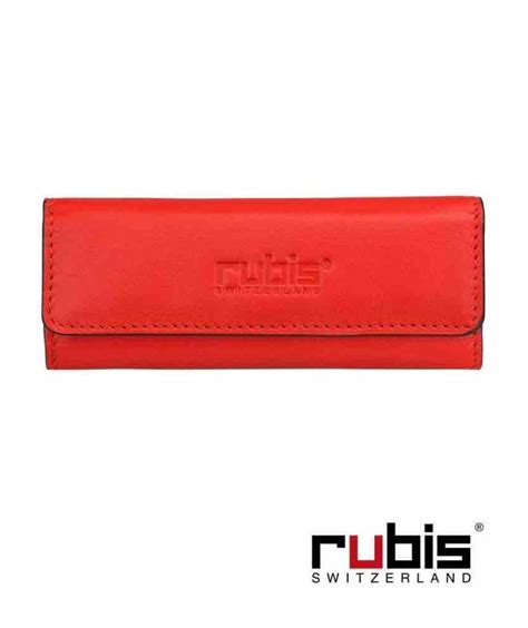 Rubis Switzerland Pince Piler Mors Biais Inox Et Tui Cuir Rouge