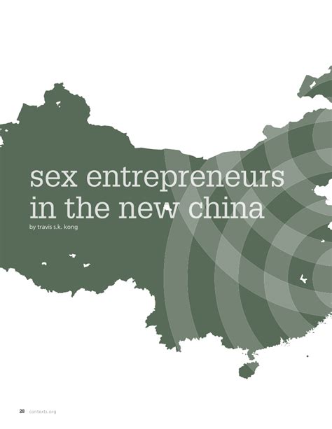 Pdf Sex Entrepreneurs In The New China