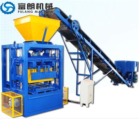 Semi Automatic Concrete Hollow Solid Paving Block Making Machine