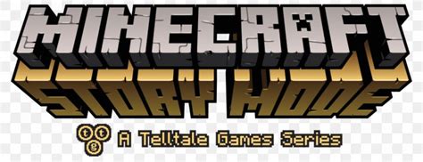 Minecraft: Story Mode Logo Telltale Games PlayStation 3 GIF, PNG ...