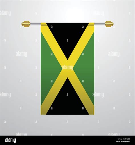 Bandera ondulada de jamaica Imágenes vectoriales de stock Alamy