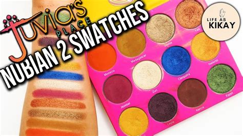 Juvia S Place Nubian 2 Palette Swatches Nubian 2 Palette Juvia