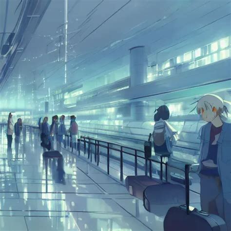 The Airport Ward Ōta Anime Concept Art By Makoto Stable Diffusion