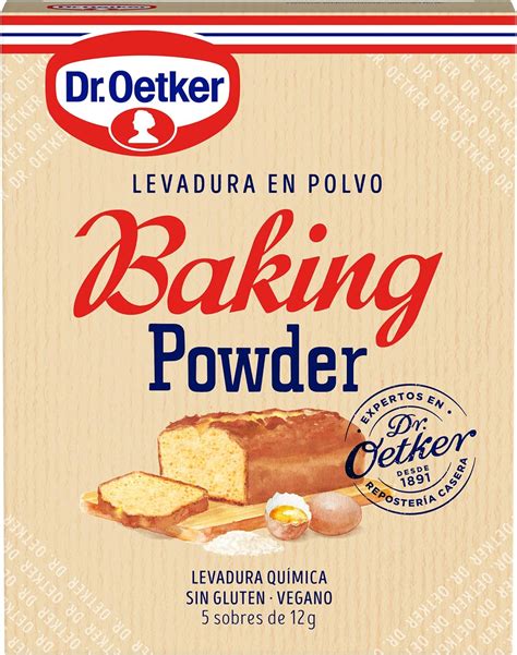 DR OETKER Gasificante 60 g Caja con 5 Sobres de 12 g Fórmula