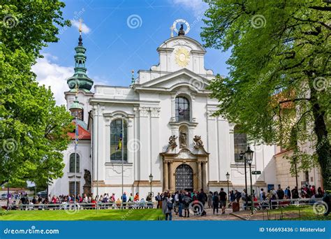 Strahov Monastery In Prague Prague Czech Republic Editorial Photo