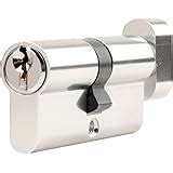 Xfort Chrome T Thumb Turn Euro Cylinder Lock Mm Euro Door