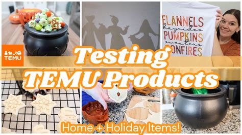 Testing Temu Products Get Your Home Ready For Halloween Thanksgiving