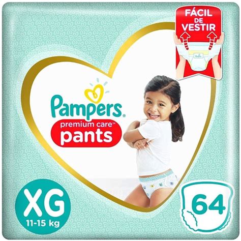 Fralda Pampers Pants Premium Care Xg 64 Fraldas Shopee Brasil