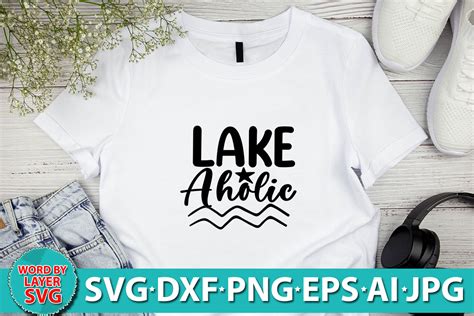 Lake Aholic Svg Design Graphic By Culturefix Creative Fabrica