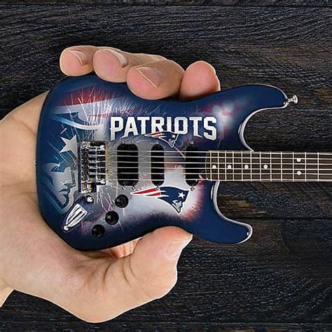 New England Patriots 10 Collectible Mini Guitar Reverb