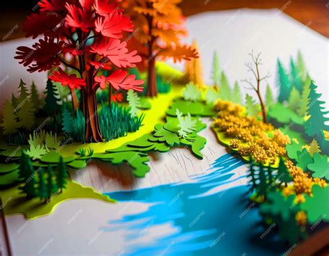 Un libro de arte pop-up exquisitamente elaborado cobra vida revelando