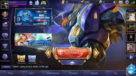 Cara GB Ranked Mobile Legends Terbaru Push Rank Dengan Cepat Seciko ID