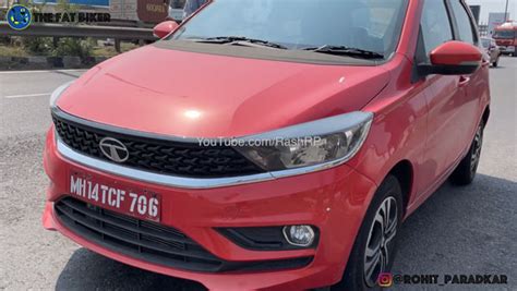 Spy Pics Tata Tiago Cng Hatchback Spotted Testing Ahead Of India