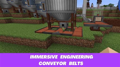 Minecraft Mod Spotlight Immersive Engineering Conveyor Belts YouTube