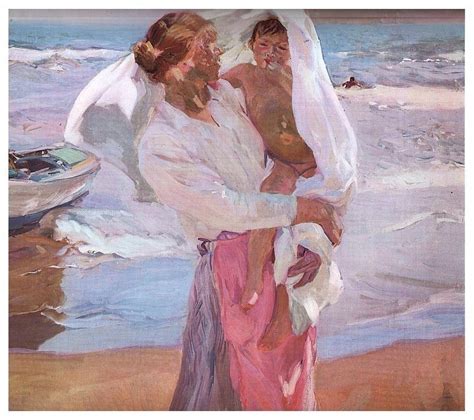 Coming Out Of The Bathroom Joaquin Sorolla Y Bastida