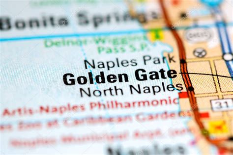 Golden Gate. Florida. USA on a map | Golden gate, Stock images free, Florida usa