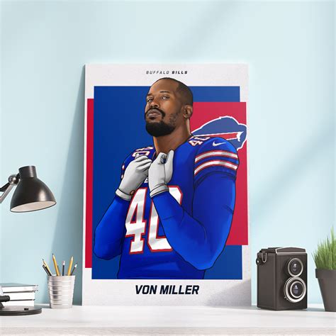 Welcome Von Miller Buffalo Bills Poster Canvas - REVER LAVIE