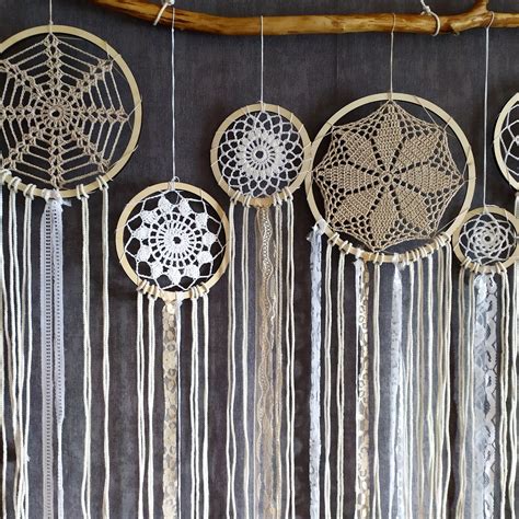 Large Macrame Dream Catcher Wall Hanging Nursery Wall Etsy