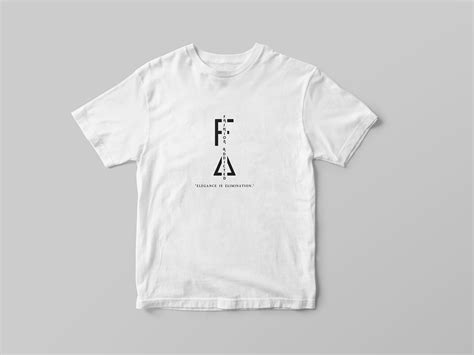 Minimalist T Shirt Design On Behance