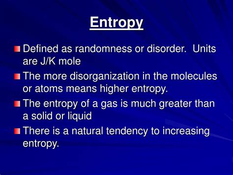 Ppt Entropy And The 2nd Law Of Thermodynamics Powerpoint Presentation