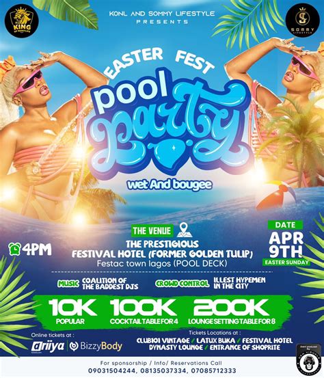 EASTER FEST POOL PARTY – Ariiya Tickets