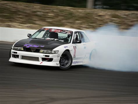 Kyle Pollard with the Nissan Sylvia drift car. Kyle is a regular on the ...