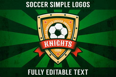 Soccer Simple Logo Set