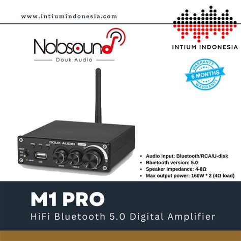 Promo Nobsound Douk Audio M1 PRO HiFi Bluetooth 5 0 Digital Amplifier