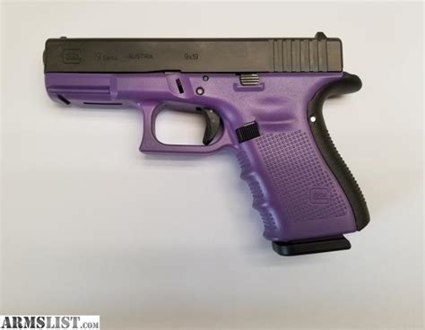 ARMSLIST For Sale Glock 19 Gen 4 9mm With X Werks Lollipop Purple