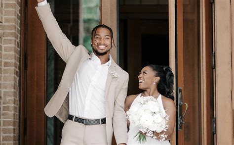 Look: Simone Biles Has Relatable Wedding Day Admission - The Spun