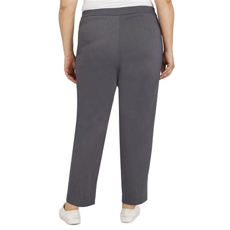 Alfred Dunner Womens Plus Size Classic Allure Fit Proportioned Pant