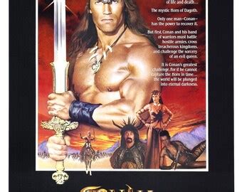 Conan The Barbarian Movie Poster Print In Different Sizes Etsy